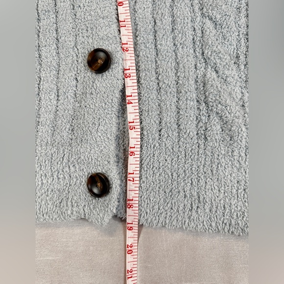 Ruby Moon Soft light Blue Knit Cropped Cardigan - Picture 7 of 8